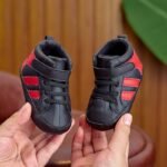 Infant Toddler Mid-Top Sneakers - Unisex Baby Sports And Casual Shoes With Adjustable Strap Closure, Pu Upper, Soft Fabric Sole For Comfort, Anti-Slip For Spring/Fall - Solid Color Everyday Wear - Image 6