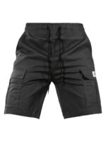 Everyday Comfort Cargo Shorts 1Pc Men'S Summer Cargo Shorts - Durable Polyester, Elastic Drawstring Waist, Large Pockets, Knee-Length With Reinforced Stitching - Image 9