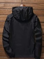 Unisex Summer Hooded Jacket With Reflective Zipper Design, Ultra-Thin Breathable Quick-Dry Windproof Sports Coat For Outdoor Night Running, Cycling, Fishing Sun Protection Top - Loose Fit Hooded Zip-Up Shirt - Image 7
