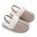 Cozy Plush Baby Girl Slippers - Soft, Non-Slip Sole For Indoor Comfort | Cute & Warm For 0-1 Year Olds | Perfect For Spring/Fall, Leisure Style, Spring/Autumn - Image 13