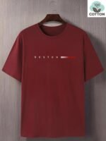 Plus Size Men'S Casual Crew Neck T-Shirt 100% Cotton Knit Fabric With Slight Stretch - Regular Fit Active Tee With Simple Graphic Design - Image 6