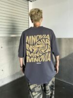 Heavyweight 220Gsm Mens Graphic Print T-Shirt - Soft, Breathable, Short Sleeve Crew Neck Tee For Summer Men&Apos;S Clothing Outdoor Activities - Stylish Letters Design, Casual Comfortable Wear, Perfect For Vacation, Travel, And Daily Life - Image 2