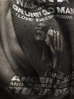 Men'S Graphic T-Shirt With Skeleton & "Walk Away" Lettering - 3D Printed Edgy Streetwear, Regular Fit Short Sleeve Round Neck Tee For Summer Outdoor Casual Wear, Edgy Streetwear Top | Bold Graphic Shirt | Durable Print Shirt, Plus Size - Image 5