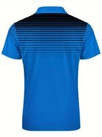 Men'S Plus Size Polo Shirt, Casual Golf Sports Polo With Polka Dot 3D Print, Short Sleeve, Knit Fabric, Slight Stretch, Regular Fit, All Season Lapel Collar, Polyester 95% Spandex 5% - 180G/M? - Image 4