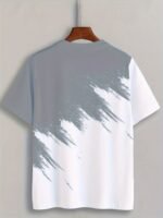 Men'S Running Animal Pattern Color Blocking Short Sleeve Crew Neck T-Shirt For Summer, Casual Comfy Tee As Gift - Image 10