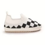 1 Pair Unisex Infant Casual Slip-On Shoes, Plaid & Solid Color, Comfortable Lightweight Non-Slip Walking Footwear For Indoor & Outdoor, Fabric Upper, Cloth Insole, Spring/Fall Collection - Image 13
