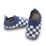 1 Pair Unisex Infant Casual Slip-On Shoes, Plaid & Solid Color, Comfortable Lightweight Non-Slip Walking Footwear For Indoor & Outdoor, Fabric Upper, Cloth Insole, Spring/Fall Collection - Image 15