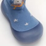 Adorable Cartoon Animal Slip-On Baby Sock Shoes - Cozy, Non-Slip Rubber Sole Walking Shoes For Newborns & Toddlers - Soft Fabric, All-Season Comfort In Blue, Yellow, Pink, & Brown, Toddler Shoes - Image 13