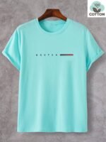 Plus Size Men'S Casual Crew Neck T-Shirt 100% Cotton Knit Fabric With Slight Stretch - Regular Fit Active Tee With Simple Graphic Design - Image 5