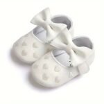 Baby Girl'S Adorable Solid Colour Princess Style Dress Shoes, Comfy Non Slip Casual Sweetie Performance Shoes, Infant'S Footwear - Image 2