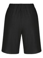 Men'S Cotton Shorts With Drawstring, Casual Palm Tree Print, All-Season, Non-Stretch Woven Fabric, Button Detail, Regular Fit, 110Gsm - Summer Beachwear, Plus Size - Image 5