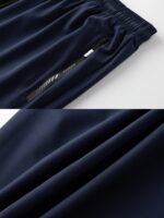 Men'S Plus Size Lightweight Summer Shorts - Stretchy, Breathable Fabric With Zipper Pockets, Casual Style, Solid Color, Sizes 2Xl-9Xl, Plus Siz - Image 9