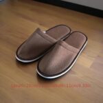Popular Choice 1 Pair Men'S Casual Slippers - Solid Color, All-Season Indoor Shoes With Round Toe, Faux-Suede Upper, Eva Sole, Non-Slip Slip-On Design For Hotel And Home Use