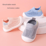 Boys And Girls Mesh Breathable Toddler Shoes, Wear-Resistant Non Slip Comfortable Slip On Sneakers, Summer