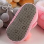 Cute Plush Ball Comfortable Boots For Baby Girls, Soft Warm Fleece Boots For Indoor Walking, Winter - Image 2