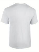 Men'S 100% Cotton Heavyweight T-Shirt With Top Dad Lettering & Distressed White Print - Casual Short Sleeve Round Neck Comfort Fit Father'S Day Gift, Breathable Casual Attire, Machine Washable, Ideal For Birthdays & Family Events - Ideal For New Dads & Expecting Fathers - Stylish Casual Men'S Fashion With Bold "Top Dad" Graphic, Relaxed Fit, Digital Print, And Versatile For Casual Attire, Fathers Day Tshirt - Image 8