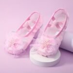 Adorable Princess Dance Shoes For Youngsters, Soft Sole Ballet Shoes For Girls, Chinese Dance Training Cat Claw Shoes - Image 3
