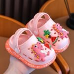 Kids' Eva Clogs With Cartoon Dinosaur Charms | Soft Sole Slip-On Sandals For Boys & Girls | Multi-Color Watermelon & Fruit Designs | Comfortable Indoor/Outdoor Footwear | Lightweight, Breathable Summer Shoes, Casual Children'S Footwear | Cartoon Dinosaur Design | Comfortable Footwear - Image 6