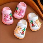 Kids' Eva Clogs With Cartoon Dinosaur Charms | Soft Sole Slip-On Sandals For Boys & Girls | Multi-Color Watermelon & Fruit Designs | Comfortable Indoor/Outdoor Footwear | Lightweight, Breathable Summer Shoes, Casual Children'S Footwear | Cartoon Dinosaur Design | Comfortable Footwear - Image 10