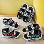 Boys' Stylish Breathable Open-Toe Sandals - Comfortable, Non-Slip, Adjustable Hook-And-Loop Fastener Straps For Indoor/Outdoor Use, All-Season Beach Footwear With Durable Sole - Image 2