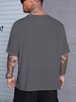 Men'S Oversized Funny Slogan T-Shirt - "I'M Too Old For This Shit" Bold Print, White With Black Lettering, Loose Fit Casual Summer Tee, Round Neck Short Sleeve Shirt For Adults, Machine Washable Humor Apparel, Plus Size - Image 8