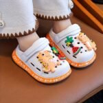 Kids' Eva Clogs With Cartoon Dinosaur Charms | Soft Sole Slip-On Sandals For Boys & Girls | Multi-Color Watermelon & Fruit Designs | Comfortable Indoor/Outdoor Footwear | Lightweight, Breathable Summer Shoes, Casual Children'S Footwear | Cartoon Dinosaur Design | Comfortable Footwear - Image 13