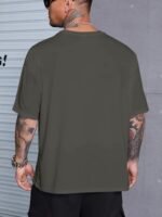 Men'S Oversized Funny Slogan T-Shirt - "I'M Too Old For This Shit" Bold Print, White With Black Lettering, Loose Fit Casual Summer Tee, Round Neck Short Sleeve Shirt For Adults, Machine Washable Humor Apparel, Plus Size - Image 10