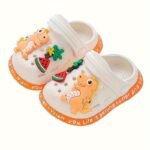 Kids' Eva Clogs With Cartoon Dinosaur Charms | Soft Sole Slip-On Sandals For Boys & Girls | Multi-Color Watermelon & Fruit Designs | Comfortable Indoor/Outdoor Footwear | Lightweight, Breathable Summer Shoes, Casual Children'S Footwear | Cartoon Dinosaur Design | Comfortable Footwear - Image 14