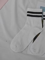 10 Pairs Of Striped Stockings, Suitable For Men And Women - Versatile Socks For Casual Sports - Image 14