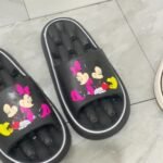 Mickey & Minnie Women'S Soft Eva Slippers - Comfortable, Non-Slip, Open-Toe Design For Home & Bathroom, All-Season Slip-On Shoes With Cartoon Patterns, Home Slippers | Playful Design | Soft Eva Material, House Slipper - Image 8