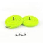 Elastic No-Tie Sneaker Laces With Metal Lock - Quick-Lock Twist Rope Design, Light Blue & White, Comfortable For Casual & Sports Footwear, Casual Footwear, Sleek Shoe Design, Secure Fit Footwear - Image 19