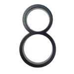 5-Inch Black Zinc Alloy Floating House Numbers, Metal Address Sign With Dash & Slash Symbols #0-9 - Easy To Read, Rust-Resistant For Outdoor Use - Image 15