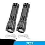1Pc/2Pcs/3Pcs Mini Flashlight Pocket Torch Usb Rechargeable Home Gadget Led Flash Light For Outdoor Camping Emergency Lantern - Image 5