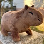 Adorable 22.35Cm Capybara Plush Toy - Soft, Lifelike Rodent Stuffed Animal With Smiling Face, Perfect For Boys & Girls, Ideal Birthday Or Holiday Gift, Stuffed Plushies - Image 3