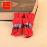 4Pcs Water-Resistant Dog Shoes For Small Dogs - Protect Your Pet'S Paws And Keep Them Dry Christmas Gift - Image 5
