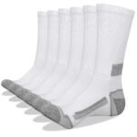 Acefine 6 Pairs Of Men'S Mid-Calf Socks For Autumn And Winter, Long Tube Socks, Winter Terry Towel Socks. - Image 5