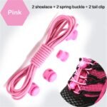 1Pair 100.08 Cm Elastic No-Tie Sneaker Shoelaces, Quick Rubber Stretching Lock Lazy Laces, Polyester And Spandex Shoestrings - Image 3