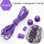 1Pair 100.08 Cm Elastic No-Tie Sneaker Shoelaces, Quick Rubber Stretching Lock Lazy Laces, Polyester And Spandex Shoestrings - Image 16