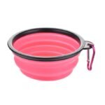 Portable Foldable Pet Bowl With Black Frame, 350Ml Tpr Dog Food Dish For Outdoors - Image 13