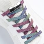 1 Pair 100 Cm No-Tie Elastic Colored Laces, Including 2 Fixed Buckles, Adjustable Comfort Loafers Elastic Laces, Adults, The Elderly, Can Be Used For Sports Shoes, Casual Shoes And Other Shoes - Image 7