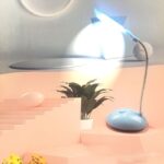 4 Colors Foldable Portable Led Desk Lamp Eye Care Student Learning Reading Led Desk Lamp Battery Powered - Image 7