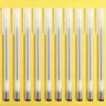 10Pcs Matte Gel Gel Pen Black 0.5 Needle Pen Signature Pen For Students To Brush Question Or Office Use - Image 3