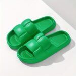 Minimalist Solid Color Slippers, Soft Bottom Non-Slip Bathroom Slides - Image 7