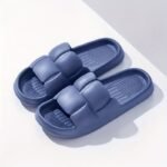 Minimalist Solid Color Slippers, Soft Bottom Non-Slip Bathroom Slides - Image 15