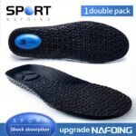 1Pair Sports Shock Absorption Insoles, Breathable Green Memory Foam Shoes Pads - Image 9