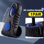 1 Pair Shock Absorbing Breathable Cushion Insoles - Eva Material, Comfortable & Durable For Men & Women, Fits All Shoes, Casual & Formal Wear, Casual Footwear, Ergonomic Design, Lightweight Insoles - Image 3