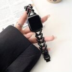 Suitable For Apple Watch1~8 Ultra New Single Row Thick V-Shape Denim Chain Metal Watch Strap 38/40/41/42/44/45Mm - Image 15