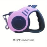 One Double Switch Pet Retractable Leash Colorful Bone Pattern Dog Nylon Rope - Image 29
