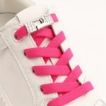 1Pair Rhinestone Decor No-Tie Shoelaces With Buckle, Polyester Fashionable Accessories For Sneakers - Image 11
