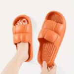 Minimalist Solid Color Slippers, Soft Bottom Non-Slip Bathroom Slides - Image 17